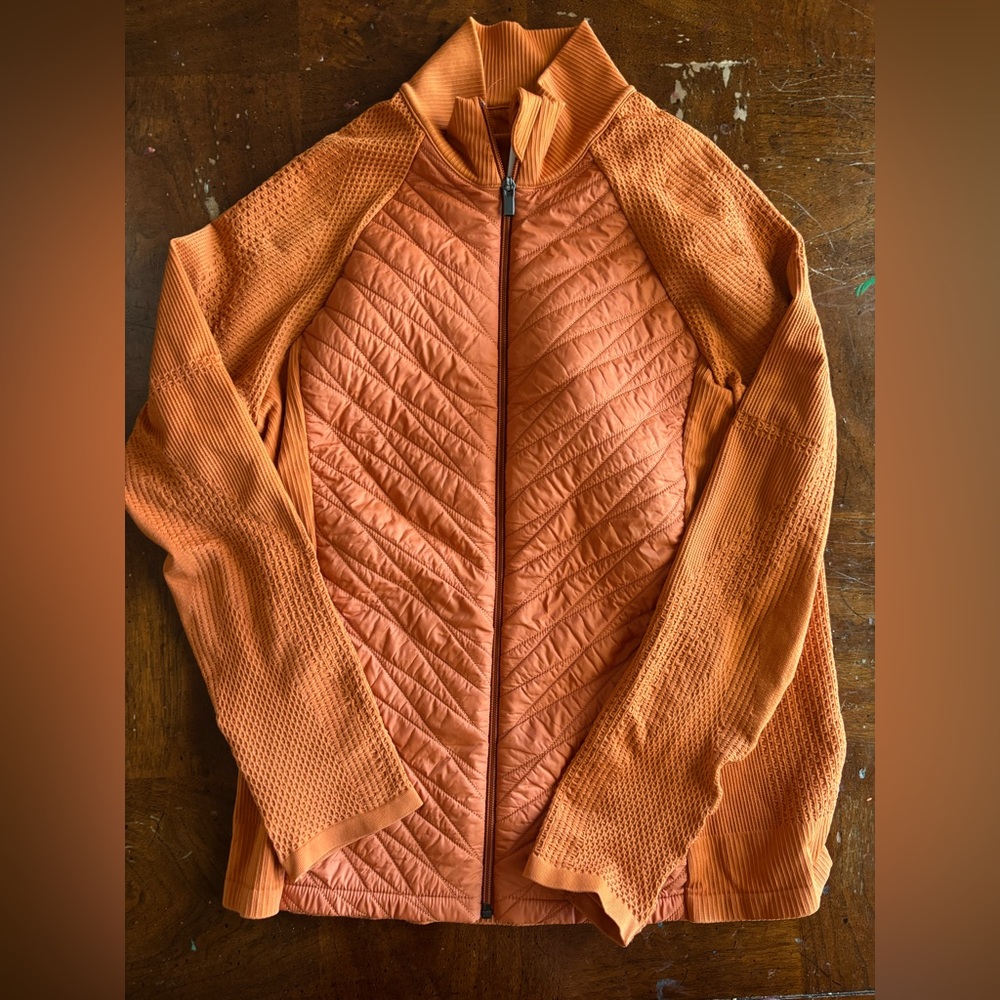 Athleta Flurry Force Insulated Primaloft Jacket Burnt Orange